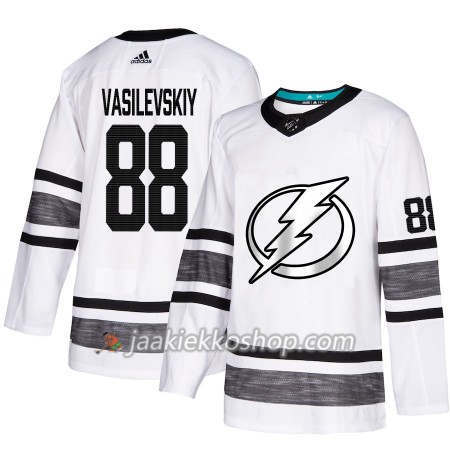 Miehille NHL Tampa Bay Lightning Pelipaita Andrei Vasilevskiy 88 Valkoinen 2019 All-Star Adidas Authentic